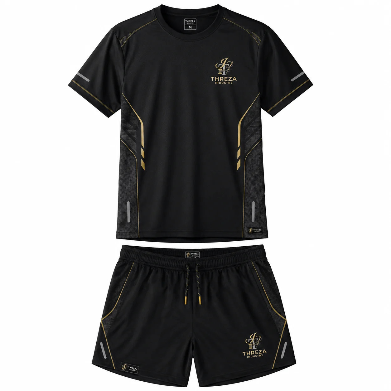 Lightweight Running T-Shirt and Shorts Set image 3