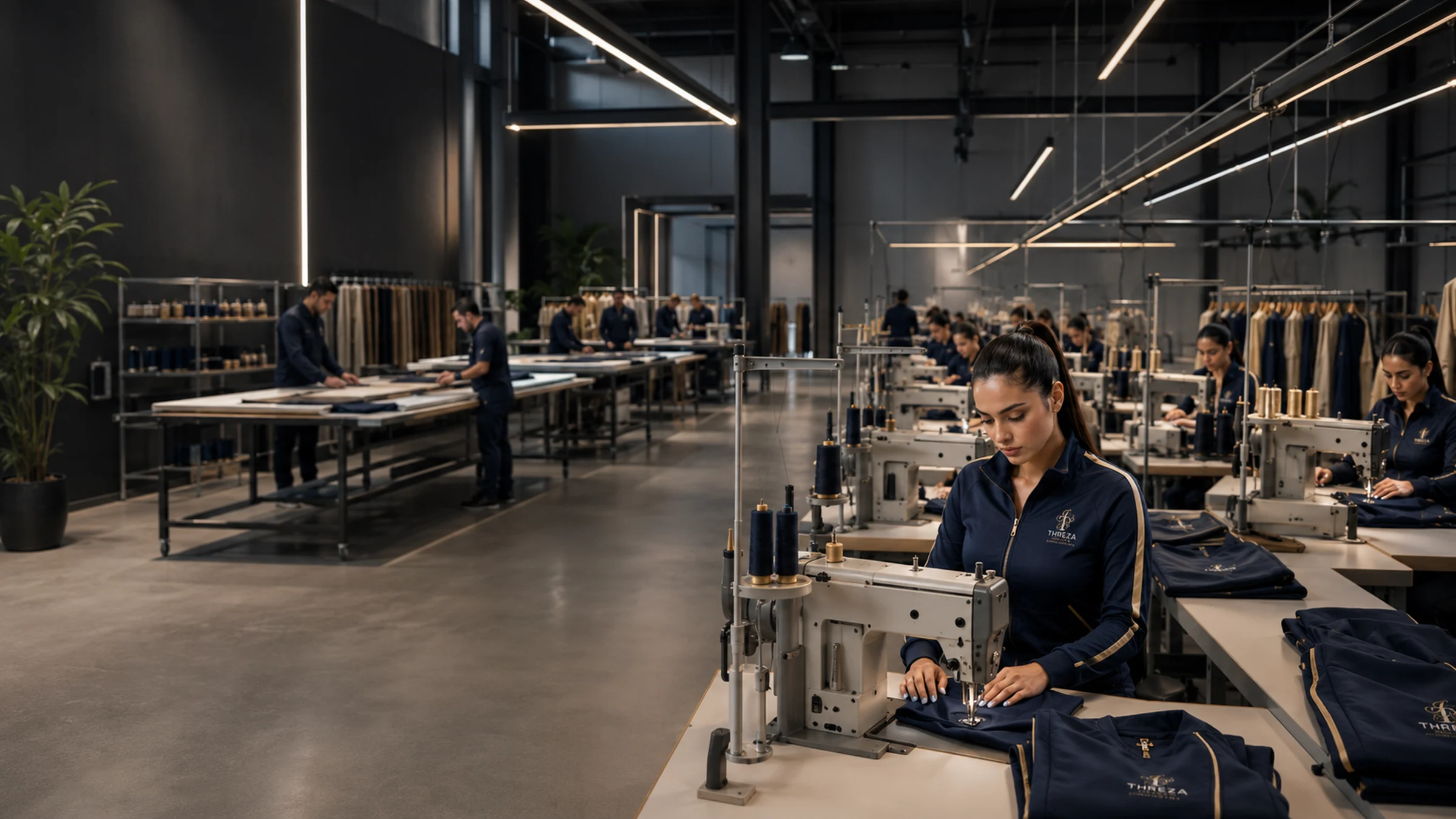Apparel manufacturing environment